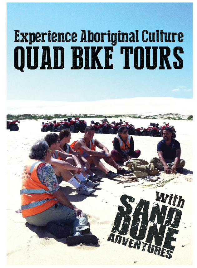 1.5 Hour Aboriginal Culture & Sand Boarding Quad Bike Tour